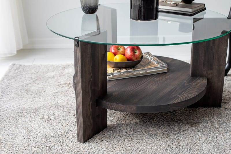 Mumondo Soffbord 75 cm Svart - Hanah Home - Möbler - Vardagsrum - Soffbord & vardagsrumsbord - Soffbord