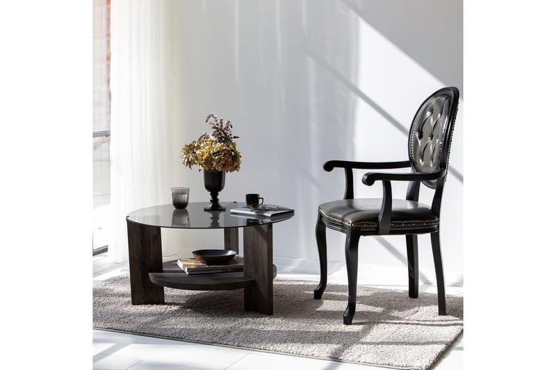 Mumondo Soffbord 75 cm Svart/Mörkbrun - Hanah Home - Möbler - Vardagsrum - Soffbord & vardagsrumsbord - Soffbord