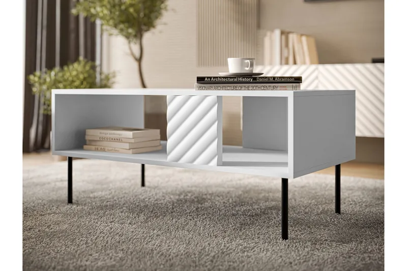 Munkedal Soffbord 100 cm - Vit - Möbler - Vardagsrum - Soffbord & vardagsrumsbord - Soffbord