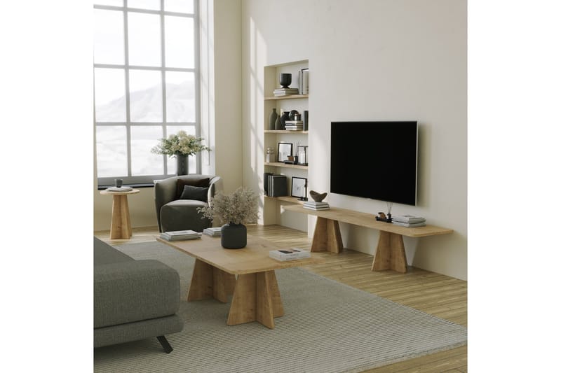 Munne Soffbord 120 cm - Ek - Möbler - Vardagsrum - Soffbord & vardagsrumsbord - Soffbord