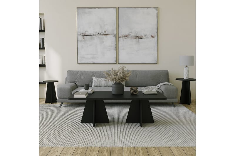 Munne Soffbord 120 cm - Svart - Möbler - Vardagsrum - Soffbord & vardagsrumsbord - Soffbord