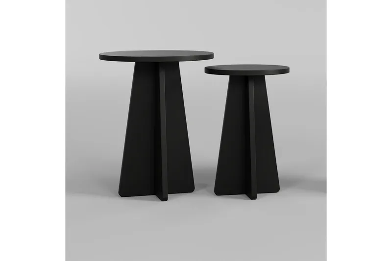 Munne Soffbord 40 cm - Svart - Möbler - Vardagsrum - Soffbord & vardagsrumsbord - Satsbord