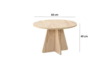Munne Soffbord 60 cm - Beige - Möbler - Vardagsrum - Soffbord & vardagsrumsbord - Soffbord
