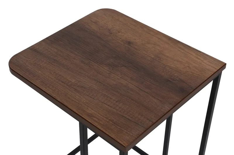 Nagako Satsbord Brun/Svart - Hanah Home - Möbler - Vardagsrum - Soffbord & vardagsrumsbord - Satsbord