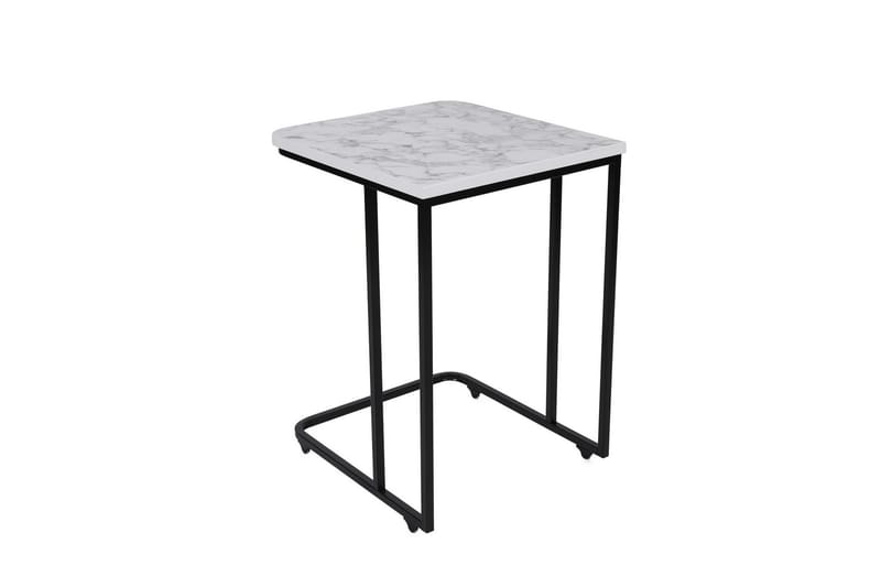NAGAKO Satsbord Vit/Svart - Möbler - Vardagsrum - Soffbord & vardagsrumsbord - Satsbord