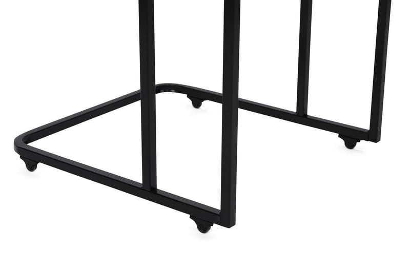 NAGAKO Satsbord Vit/Svart - Möbler - Vardagsrum - Soffbord & vardagsrumsbord - Satsbord