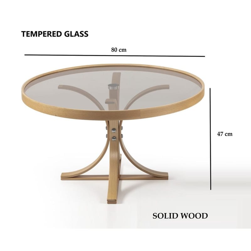 Namarta Soffbord 80 cm - Natur - Möbler - Vardagsrum - Soffbord & vardagsrumsbord - Soffbord