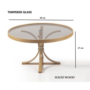 Namarta Soffbord 80 cm - Natur - Möbler - Vardagsrum - Soffbord & vardagsrumsbord - Soffbord