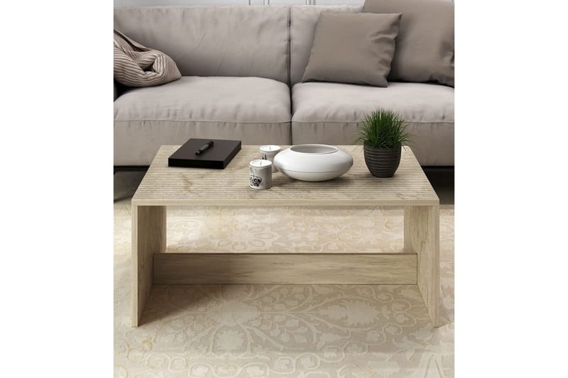 Naro Soffbord 90 cm - Beige - Möbler - Vardagsrum - Soffbord & vardagsrumsbord - Soffbord