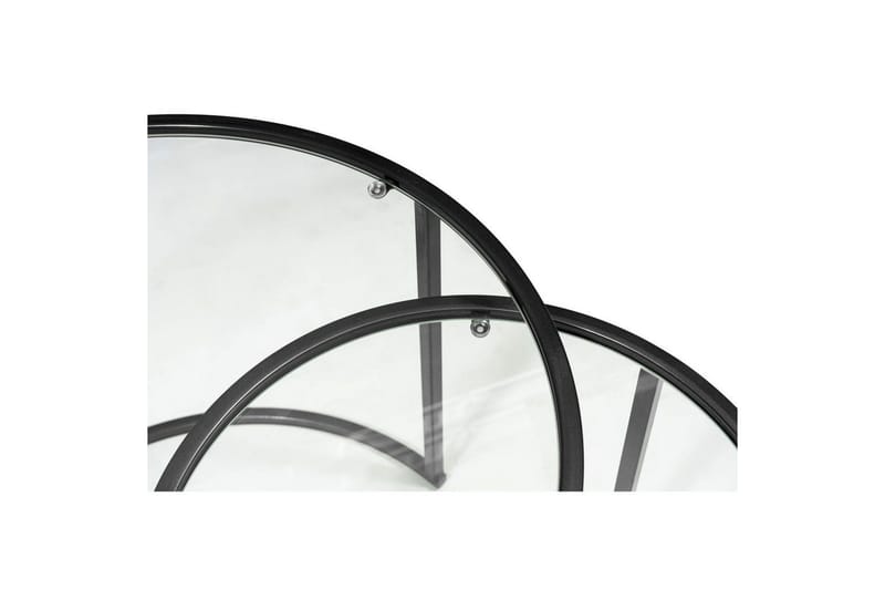 Naruram Soffbord 60 cm - Svart/Transparent - Möbler - Vardagsrum - Soffbord & vardagsrumsbord - Soffbord