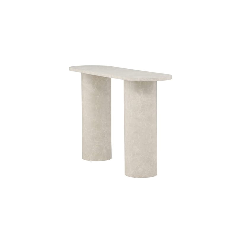 Narvik Sidobord 130 cm - Beige - Möbler - Vardagsrum - Soffbord & vardagsrumsbord - Sidobord & lampbord