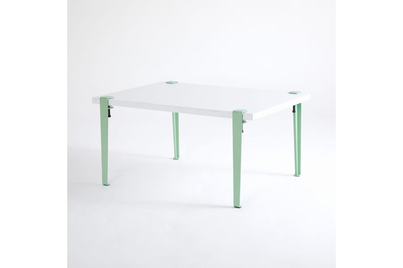NEDA Soffbord 90x60 cm Vit/Blå/Grön - Soffbord - Bord