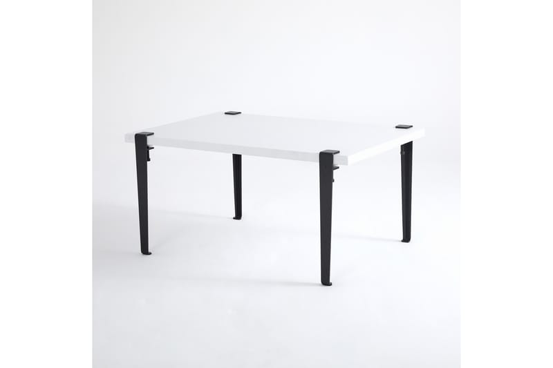 NEDA Soffbord 90x60 cm Vit/Svart - Möbler - Vardagsrum - Soffbord & vardagsrumsbord - Soffbord