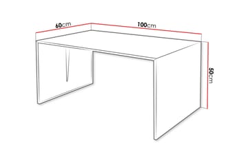 Nerima Soffbord 100 cm - Beige - Möbler - Vardagsrum - Soffbord & vardagsrumsbord - Soffbord