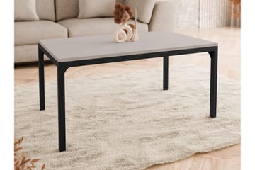 Nerima Soffbord 100 cm - Svart/Beige - Möbler - Vardagsrum - Soffbord & vardagsrumsbord - Soffbord