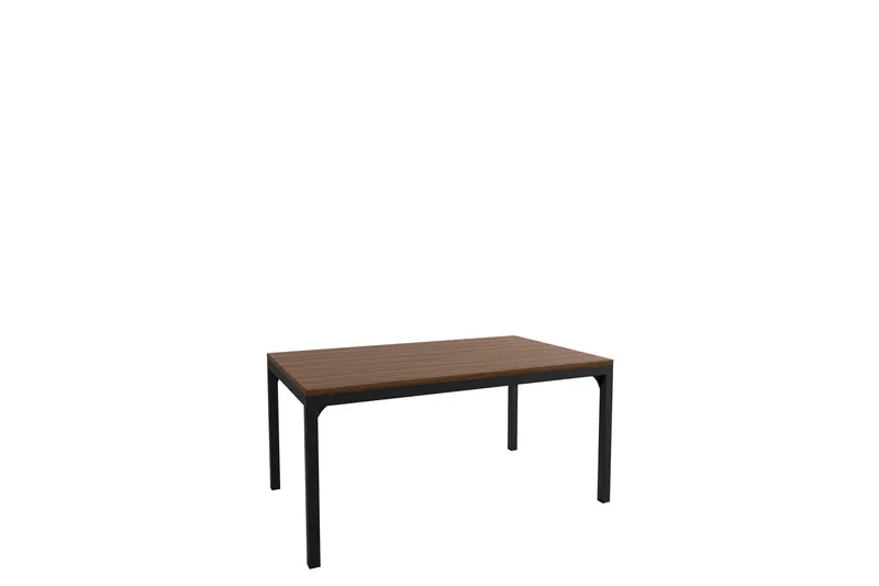 Nerima Soffbord 100 cm, Svart/Brun