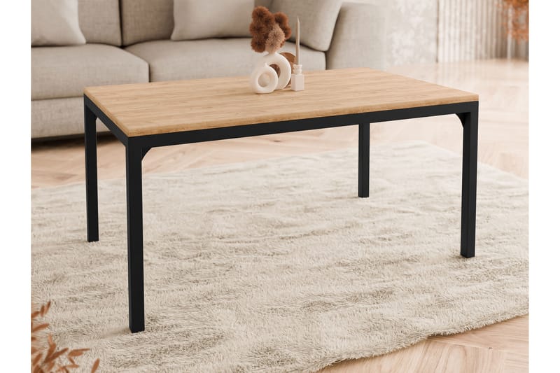 Nerima Soffbord 100 cm - Svart/Brun - Möbler - Vardagsrum - Soffbord & vardagsrumsbord - Soffbord