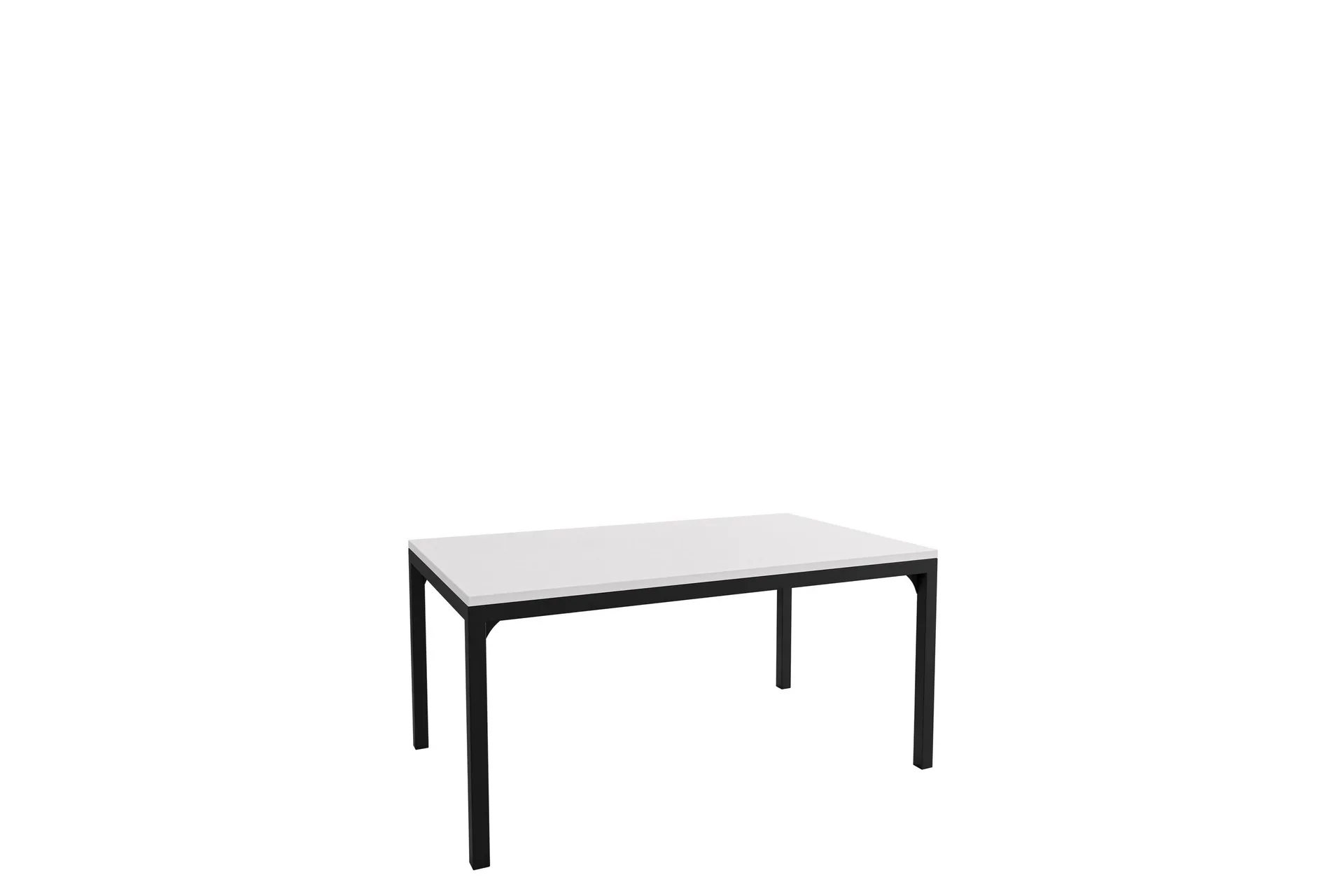 nerima soffbord 100 cm - svart/vit