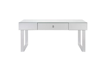 Nesle Rektangulärt Soffbord med Lådor 110 cm i Glas - Spegelsilver - Möbler - Vardagsrum - Soffbord & vardagsrumsbord - Soffbord