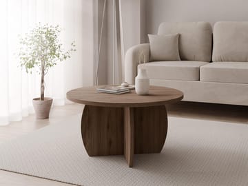 Neyloren Soffbord rund 74 cm - Brun - Möbler - Vardagsrum - Soffbord & vardagsrumsbord - Soffbord
