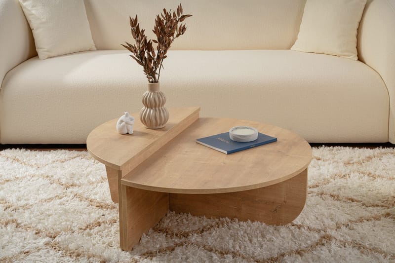 Nordum Soffbord 90x90 cm - Ek - Möbler - Vardagsrum - Soffbord & vardagsrumsbord - Satsbord