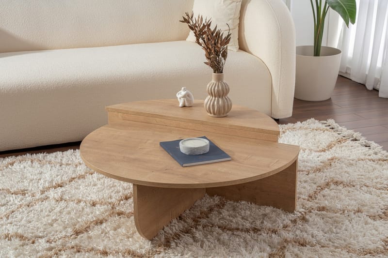 Nordum Soffbord 90x90 cm - Ek - Möbler - Vardagsrum - Soffbord & vardagsrumsbord - Satsbord