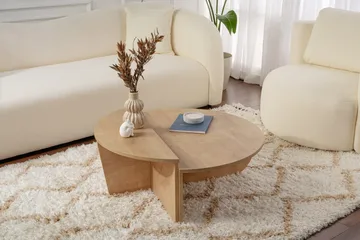 Nordum Soffbord 90x90 cm - Ek - Möbler - Vardagsrum - Soffbord & vardagsrumsbord - Satsbord