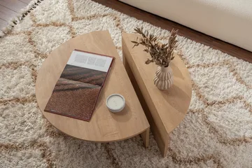 Nordum Soffbord 90x90 cm - Ek - Möbler - Vardagsrum - Soffbord & vardagsrumsbord - Satsbord