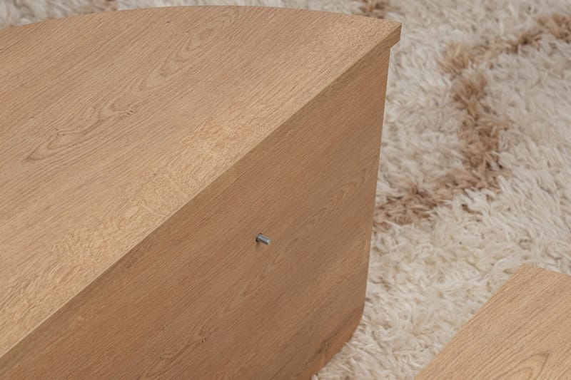 Nordum Soffbord 90x90 cm - Ek - Möbler - Vardagsrum - Soffbord & vardagsrumsbord - Satsbord