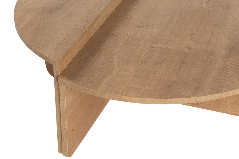 Nordum Soffbord 90x90 cm - Ek - Möbler - Vardagsrum - Soffbord & vardagsrumsbord - Satsbord