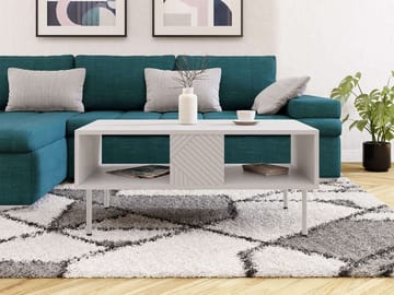Norrs Soffbord 100 cm - beige - Möbler - Vardagsrum - Soffbord & vardagsrumsbord - Soffbord