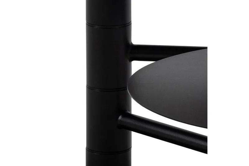 Northmere Utdragbart Runt Soffbord 60 cm i Sten med Svängbara Sidoskivor - Vit - Möbler - Vardagsrum - Soffbord & vardagsrumsbord - Soffbord