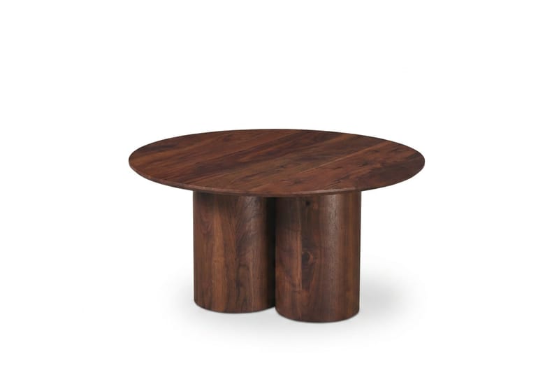 Nova Soffbord Rund 85 cm - Valnöt - Möbler - Vardagsrum - Soffbord & vardagsrumsbord - Soffbord
