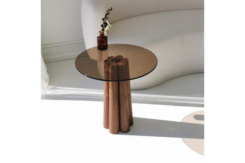 Novera Soffbord 50 cm - Brons/Valnöt - Möbler - Vardagsrum - Soffbord & vardagsrumsbord - Soffbord