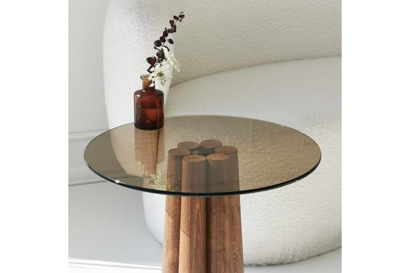 Novera Soffbord 50 cm - Brons/Valnöt - Möbler - Vardagsrum - Soffbord & vardagsrumsbord - Soffbord