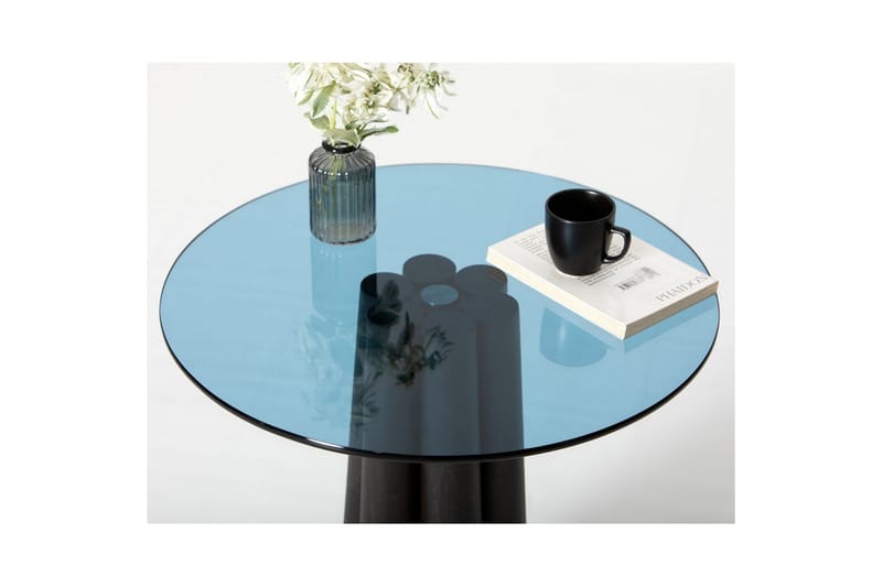 Novera Soffbord 50 cm - Svart/Blå - Möbler - Vardagsrum - Soffbord & vardagsrumsbord - Soffbord