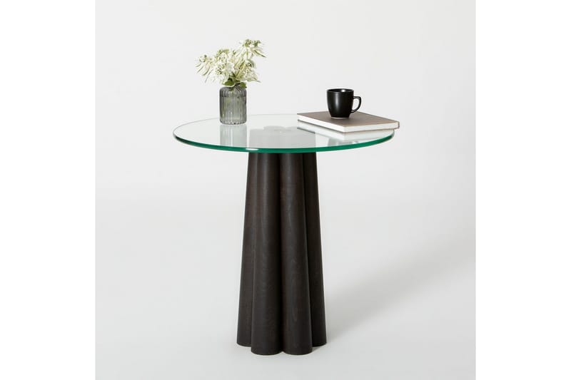 Novera Soffbord 50 cm - Transparent/Svart - Möbler - Vardagsrum - Soffbord & vardagsrumsbord - Soffbord