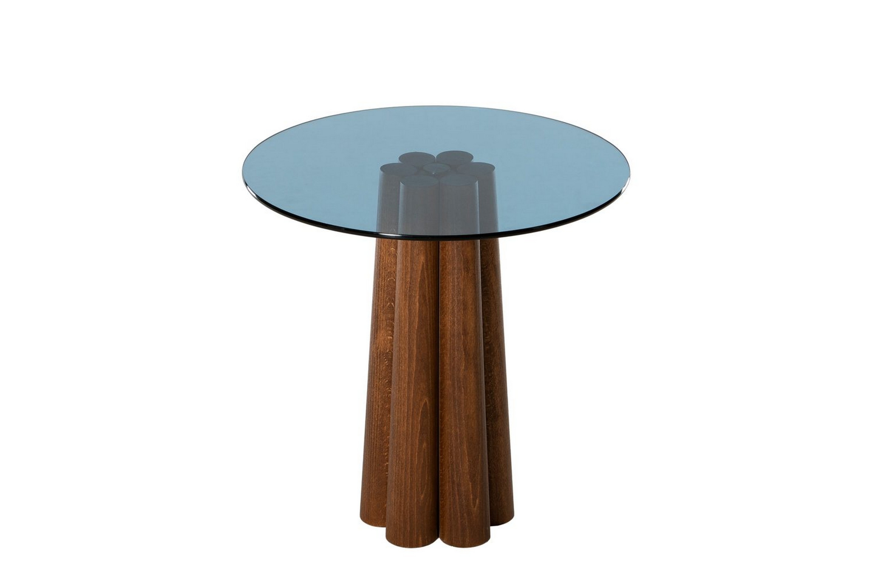 novera soffbord 50 cm - valnöt/blå