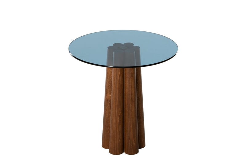 Novera Soffbord 50 cm - Valnöt/Blå - Möbler - Vardagsrum - Soffbord & vardagsrumsbord - Soffbord