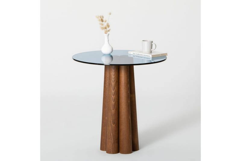 Novera Soffbord 50 cm - Valnöt/Blå - Möbler - Vardagsrum - Soffbord & vardagsrumsbord - Soffbord