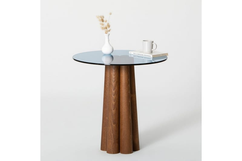 Novera Soffbord 50 cm - Valnöt/Blå - Möbler - Vardagsrum - Soffbord & vardagsrumsbord - Soffbord