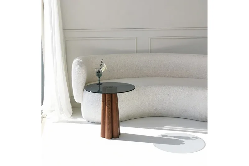 Novera Soffbord 50 cm - Valnöt/Mörkgrå - Möbler - Vardagsrum - Soffbord & vardagsrumsbord - Soffbord