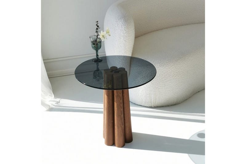 Novera Soffbord 50 cm - Valnöt/Mörkgrå - Möbler - Vardagsrum - Soffbord & vardagsrumsbord - Soffbord