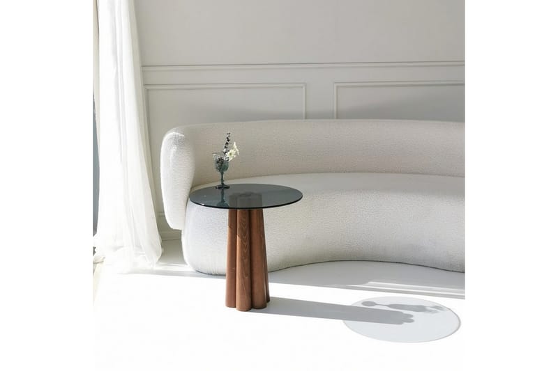 Novera Soffbord 50 cm - Valnöt/Mörkgrå - Möbler - Vardagsrum - Soffbord & vardagsrumsbord - Soffbord