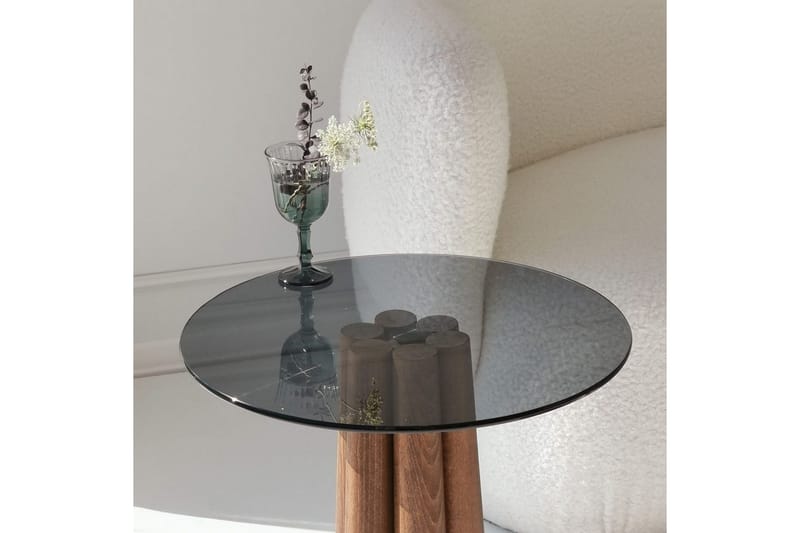 Novera Soffbord 50 cm - Valnöt/Mörkgrå - Möbler - Vardagsrum - Soffbord & vardagsrumsbord - Soffbord