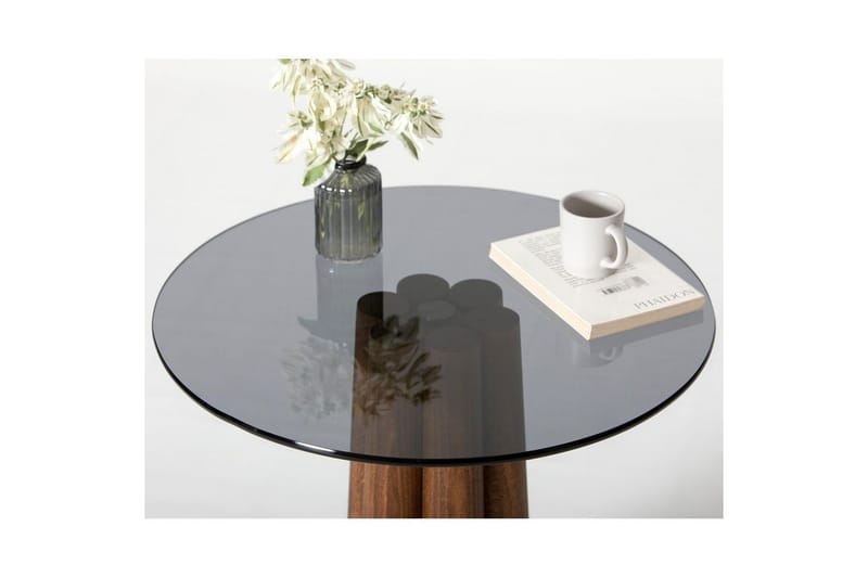 Novera Soffbord 50 cm - Valnöt/Mörkgrå - Möbler - Vardagsrum - Soffbord & vardagsrumsbord - Soffbord