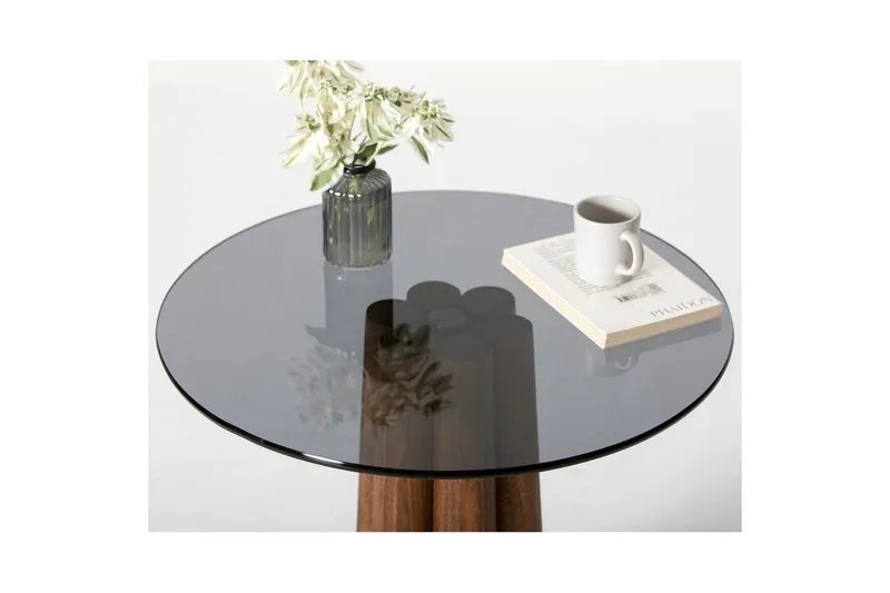 Novera Soffbord 50 cm - Valnöt/Mörkgrå - Möbler - Vardagsrum - Soffbord & vardagsrumsbord - Soffbord