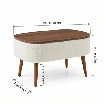 Noya Soffbord 90 cm - Möbler - Vardagsrum - Soffbord & vardagsrumsbord - Soffbord