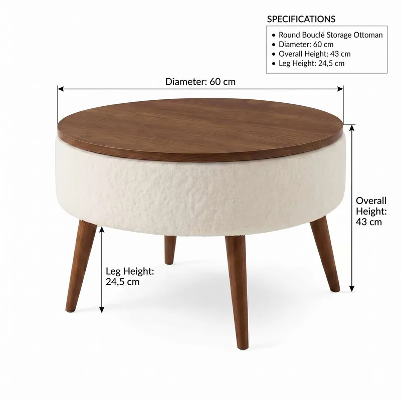 Noya Soffbord Rund 60 cm - Möbler - Vardagsrum - Soffbord & vardagsrumsbord - Soffbord