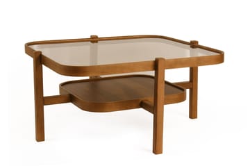 Nylvik Soffbord 90x48x90 cm - Valnöt - Möbler - Vardagsrum - Soffbord & vardagsrumsbord - Soffbord